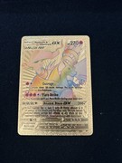 Pocket Scout - Reshiram & Charizard GX Secret Rainbow Rare Card 217/214 Gold