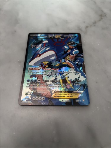 Pokémon TCG Team Aqua's Kyogre EX Holo Ultra Rare Double Crisis 6/34 2015