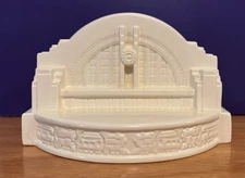 RARE Rookwood Pottery Cincinnati Union Terminal Bookend 2000 Off-white