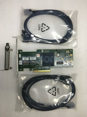 LSI MegaRAID 9240-8i 8ports PCI-E 6Gb RAID Controller card +2pcs 8087-4sata *rr