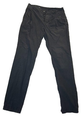 Dries Van Noten, Pantaloni plissettati vintage DRIES VAN NOTEN, vestibilità regolare navy, TAGLIA:32 100% cotone