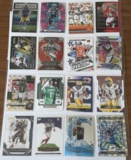 NFL Football Card Lot Mosaic Prizm Burrow Chase RC Lamar Jackson Diggs