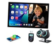 Baby Car Camera Displaying on Car Screen,1080P Clear No-Glow Night