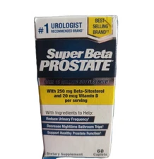 New Vitality Super Beta Prostate Urinary Health Caplets - 60 Count