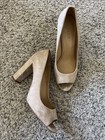 J. Crew Factory suede peep-toe pumps size 5 New With Box — photo 2