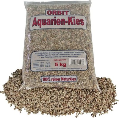 Orbit Aquarien Natur-Kies mittel natur 5 kg  Bodengrund