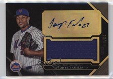 2016 Topps Triple Threads Unity Jumbo Relics 39/99 Jeurys Familia Auto i6j