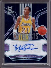MICHAEL COOPER 2023-24 Panini Spectra Catalysts Black Prizm Autograph Auto #1/1