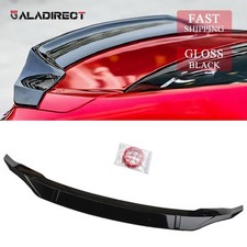 Abs Gloss Black R Style High Kick Duckbill Spoiler For Honda Accord 2018-2022