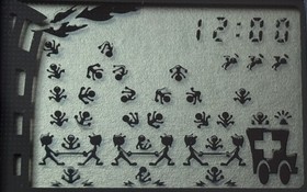 Nintendo Game & Watch Silver Fire RC-04 Wide Screen 1980 with Box Tested