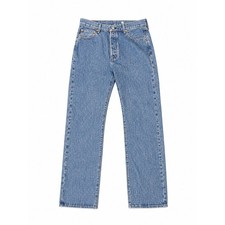 Levi's 501 Jeans Men's 34x36 Button Fly Straight Leg Medium Wash Denim
