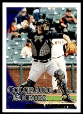 2010 Topps Chris Iannetta Colorado Rockies #114