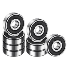 8 Pack 6 x 19 x 6mm 626 2RS Deep Groove Ball Bearings, ABEC5