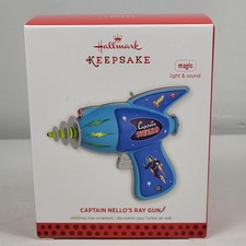 2013 Hallmark Captain Nello's Ray Gun Keepsake Ornament Magic Light Sound NIB