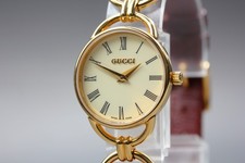 [Casi COMO NUEVO] Reloj para mujer Gucci 6000,2,L vintage esfera romana cuarzo dorado JAPÓN