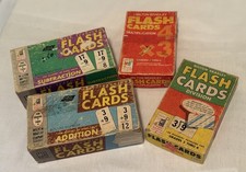 (4) Vintage  1962 and 1963 Milton Bradley Fla...