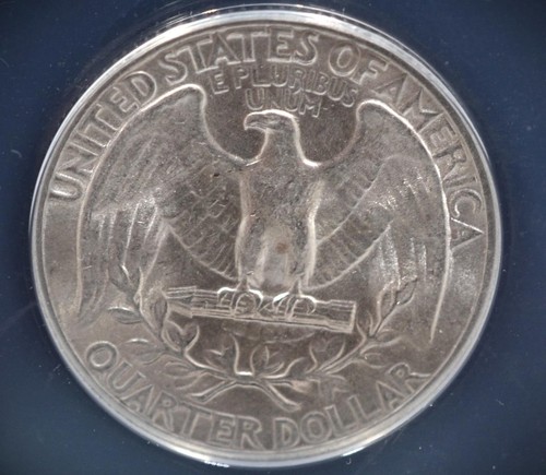Washington Quarter 1934 AU 58 certificado ANACS - Imagen 2 de 3