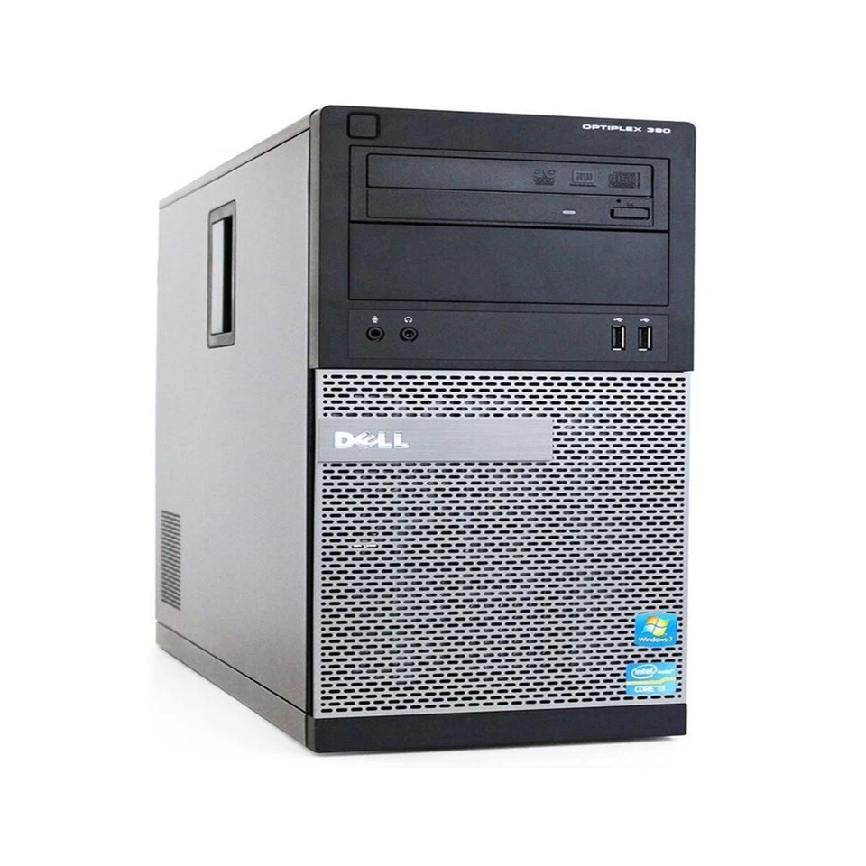 Dell OptiPlex 390 MT 4GB 240GB Windows 11 Pro Desktop Computer VGA HDMI Dvd-Rw - Image 3 of 4