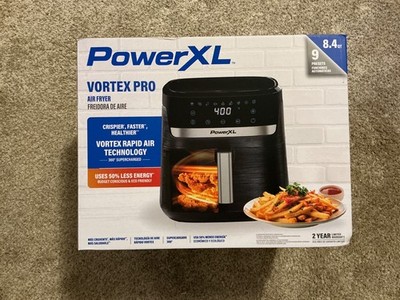 PowerXL Vortex Pro Air Fryer 8 Quart- Family Size-New In Sealed Box