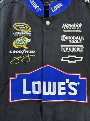 Jimmie Johnson JH Design Lowe's Twill Driver Uniform Full-Snap