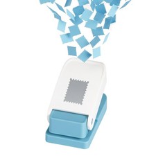 Postage Stamp Paper Punch 1x0.8in Stamp Shape Craft Punch for Scrapbooking