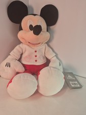 Disney Store Mickey Mouse Plush Valentine's Day Love Heart Stuffed Animal 17"