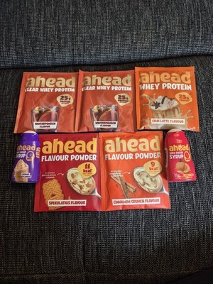 Ahead Probierpaket Whey Protein, Flavour Powder & Sirup
