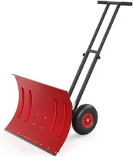 29 Inch Extra-Large Snow Pusher Shovel With 5 Adjustable Blade Positions