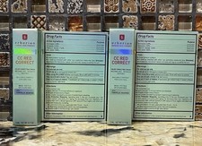 Lot Of 2 Erborian Korean Skin Therapy CC Red Correct 5ML 0.17 OZ Each MINI Size