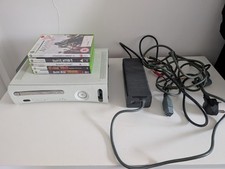 Xbox 360 Bundle Including 5 Games Leads Etc Fully Tested ✅ See Description