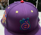 New Era 5950 Chicago Cubs 1990 All Star Game Patch Cap- Purple-Sz  7 & 3/8th-New — photo 10