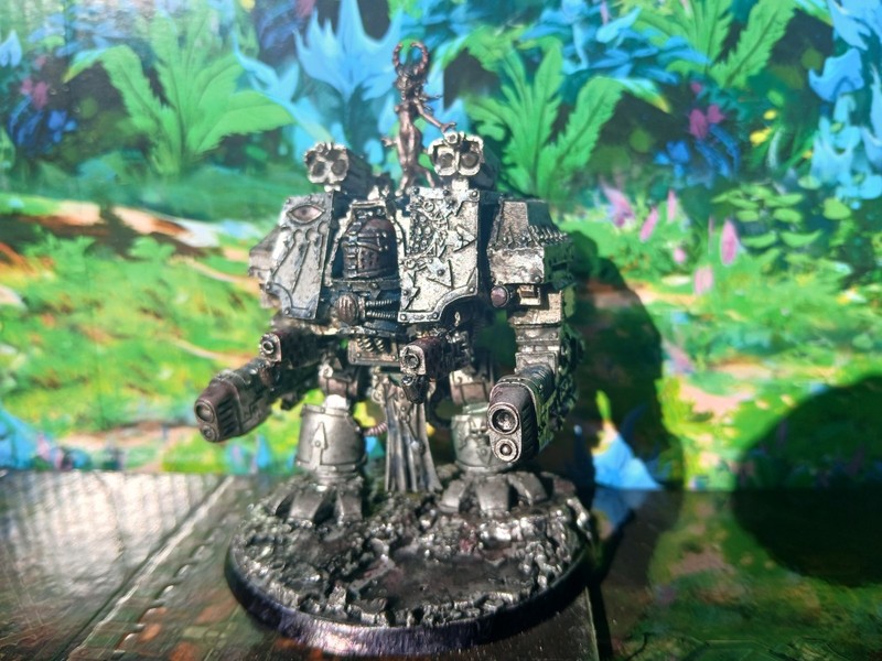 Painted OOP SCI-FI RPG Chaos 40k Combat dreadnought Robot Fan Sculpt exotic