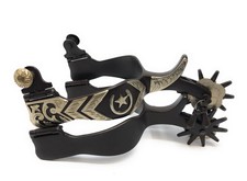 AJ Tack Western Show Spurs with Texas Star