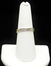 Sterling Silver Dainty Textured Band Ring SZ 7.0 FMF150