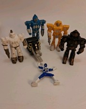 VTG 1993 SOMA Sonic Rangers Action Figure Lot - 6 Pc Robot Warriors Power...