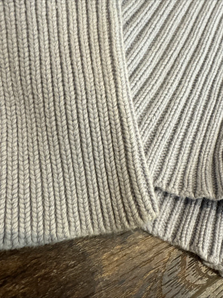 Suéter De Colección Y2K Años 90 Xhilaration Grueso Acanalado Tejido Cuello en V 100% Algodón Grande Foto 3 de 4