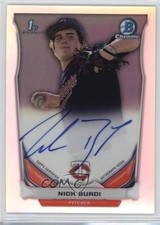 2014 Bowman Draft Chrome Draft Pick Auto Refractor Nick Burdi #BCA-NB Auto 3q5