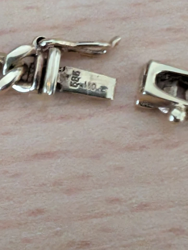 Collie Kette 585 mit Edelsteinen und Diamanten - Bild 3 von 4