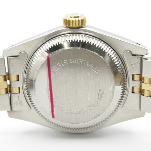 ROLEX Datejust R Wrist Watch 69173 Automatic 18KYG Gold SS Used Women - Picture 5 of 12