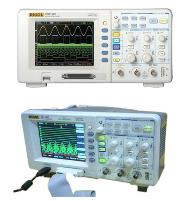 Rigol 100MHz Dual CH DS1102D w/ logic analyzer+ accorie