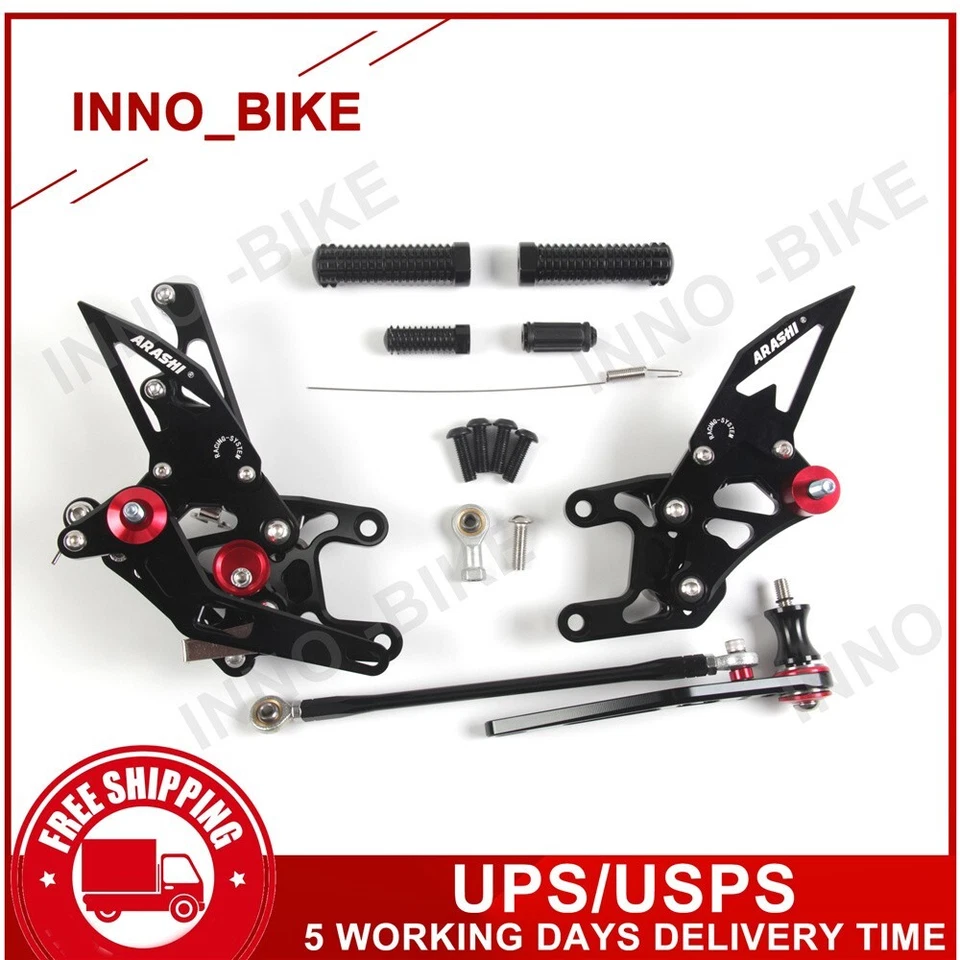 Para Honda CBR1000RR 2008-2011 reposapiés reposapiés CBR 1000 RR 2009 2010 Foto 2 de 4