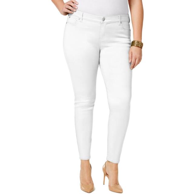 Celebrity Pink Plus Size Petite Jayden Skinny Jeans 24P Short Optic White #4802 | eBay