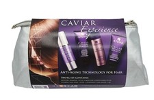 Alterna Caviar Anti-Aging Seasilk Moisture Hair Travel Set Shampoo Conditioner