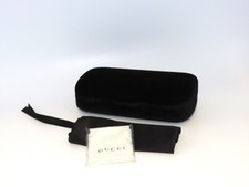Gucci Sunglasses Eyeglasses Medium Set Black Velvet Case Cloth Pouch