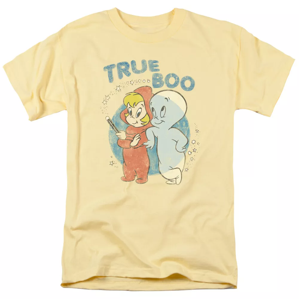 Casper the Friendly Ghost True Boo T Shirt Mens Licensed Cartoon