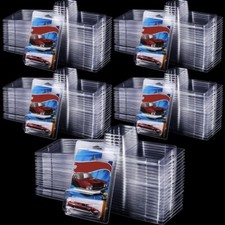 Wesiti 60 Pcs Protector Case Plastic Model Car Clamshell