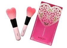 Kumano Fude Heart-shaped Powder  Cheek 2-piece Set Makeup Brush HB-1 Japanese
