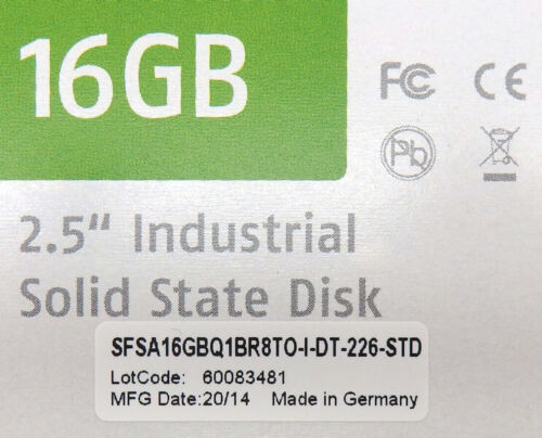 Swissbit X-200 Series 16GB SATA 2.5 Inch Solid State Drive - Picture 4 of 4