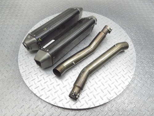 2008 08-12 Suzuki Hayabusa Busa GSXR1300 FMX Apex Dual Exhaust Pipe Tube Muffler - Picture 14 of 22