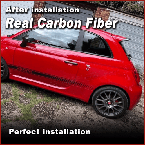 Alerón trasero de carbono alerón labio trasero alerón para FIAT 500 Abarth 595 2010-2020 - Imagen 2 de 10